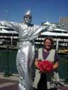 Street Performer at Sydney Harbor