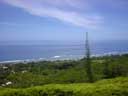 View of Ocean and Reef from top of Rarotonga Island