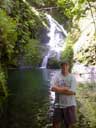 Tony at Papua Waterfall