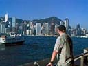 Tony Overlooking Victoria Harbor