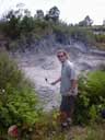 Tony looking for his golf ball in a Mudhole