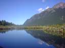 Mirror Lakes in Fiordland