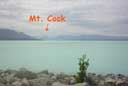 View of Mt. Cook from Lake Pukaki