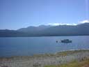 View of Kepler Mountains from Lake Te Anau