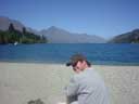 Tony at Lake Wakatipu in Queenstown