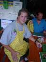 Tony in his Chiang Mai cooking garb.